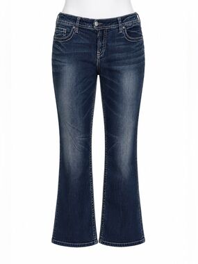 Size 22 Silver‎ Jeans Women’s Tuesday Baby Boot Jeans Dark Wash Stretch Denim